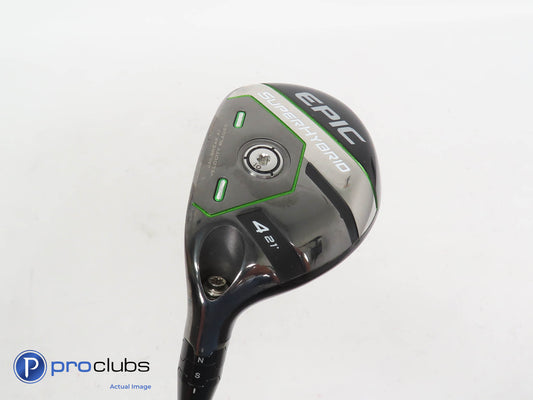 Left Handed Callaway Epic Super Hybrid 21* #4 - SteelFiber fc75 Stiff - 359748