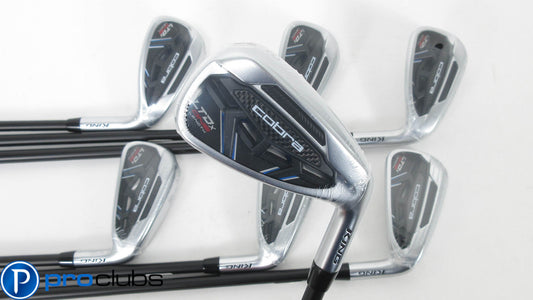 NEW COBRA KING LTDx ONE LENGTH IRONS 5-PW,GW GRAPHITE KBS PGI 85 STIFF #364989