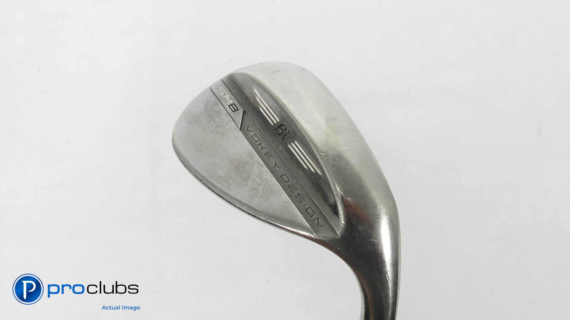 Titleist Vokey SM8 Brushed Steel D-Grind 60*(12*) Wedge - X-Flex Steel - 392039