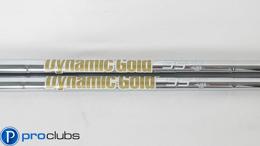 2pc NEW TRUE TEMPER DYNAMIC GOLD 95 VSS PRO R300 REGULAR FLEX STEEL WEDGE SHAFTS