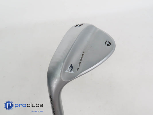 Left Handed TaylorMade Milled Grind 3 SB 58*(11*) Wedge - S200 Stiff Flex 367144