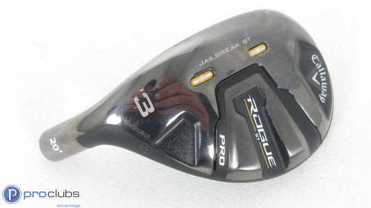 Excellent! Left Handed Callaway Rogue ST Pro 20* 3 Hybrid -Head Only- 368319