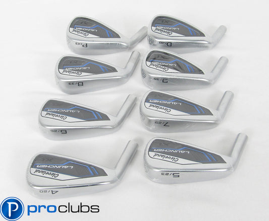 NEW Left Handed CLEVELAND LAUNCHER XL IRONS IRON SET 4-PW,DW -HEADS ONLY- 419885