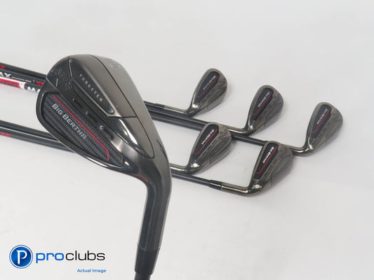 Nice Callaway '23 Big Bertha 7-PW,AW,SW IRON SET KBS 55 Senior Flex Graph 386620