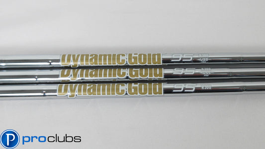 3pc NEW TRUE TEMPER DYNAMIC GOLD VSS PRO 95 R300 REGULAR FLEX WEDGE SHAFTS .355