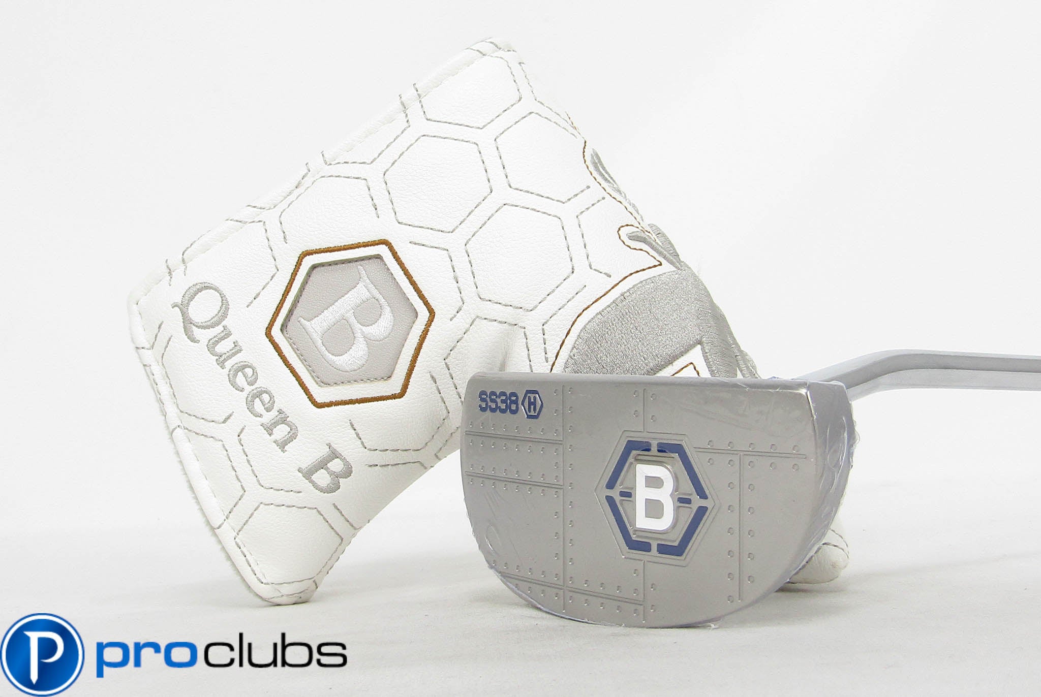 NEW BETTINARDI STUDIO B RESERVE INDUSTRIAL SS38 PUTTER 35" w/HEADCOVER #464248