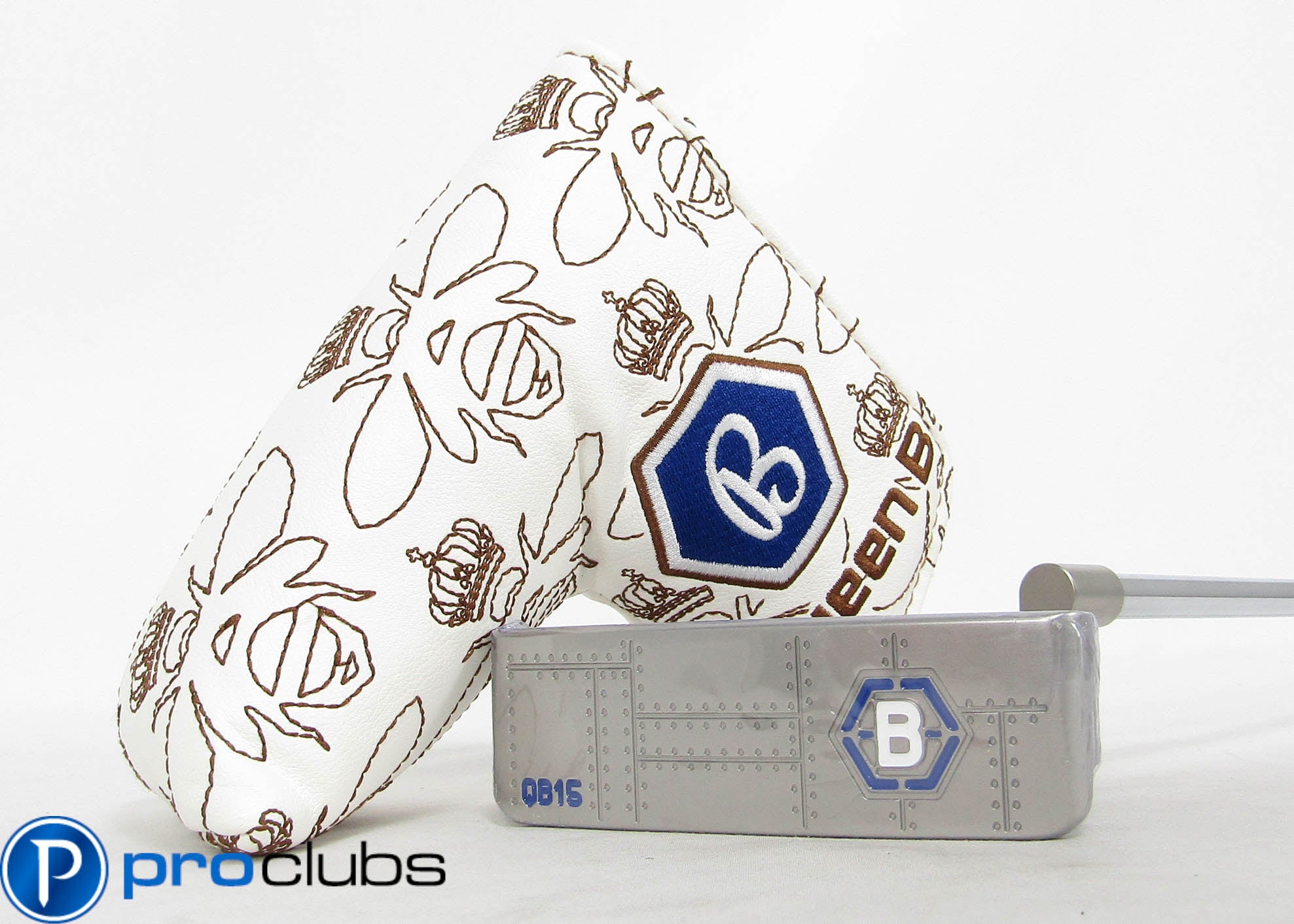 NEW BETTINARDI STUDIO B RESERVE INDUSTRIAL QUEEN B 15 PUTTER w/HEADCOVER #464249