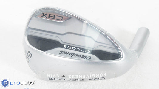 NEW! Left Handed Cleveland CBX Zipcore 60* (10*) Wedge - Head Only - L/H 369119