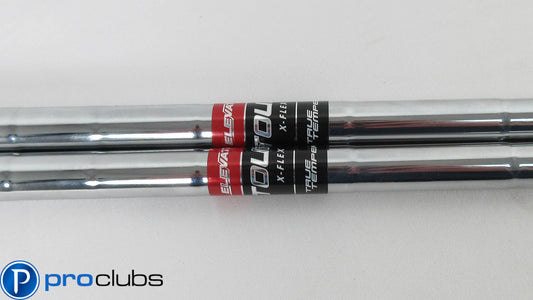 2pc NEW TRUE TEMPER ELEVATE TOUR X-FLEX (X-STIFF) WEDGE SHAFTS 37" .355 #411391