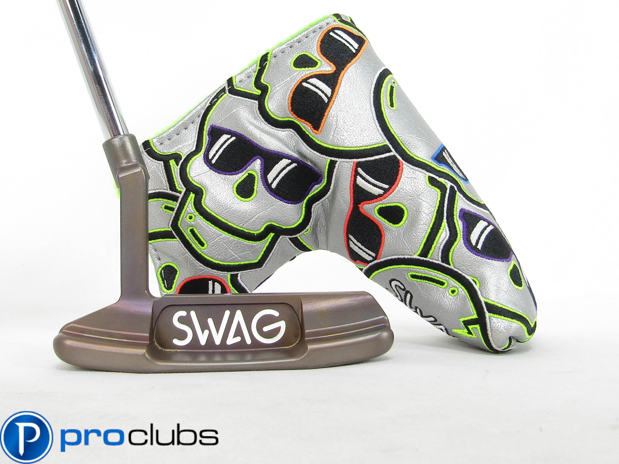 Tour Issue! SWAG CUSTOM HANDSOME TOO TOUR PUTTER 35" w/HEADCOVER