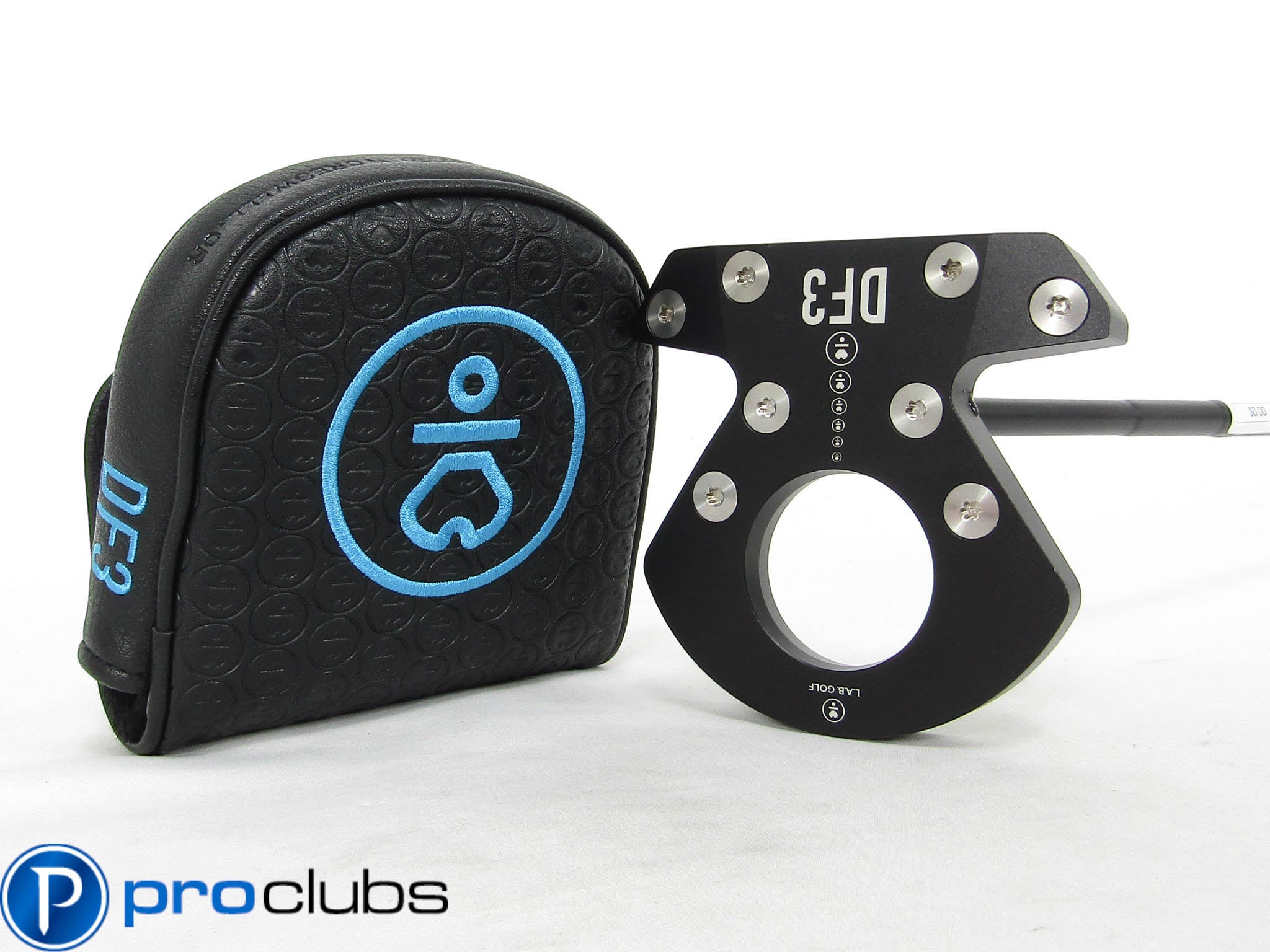 LAB GOLF DF3 (71* LIE) PUTTER 34" BLACK STEEL SHAFT w/HEADCOVER #460566