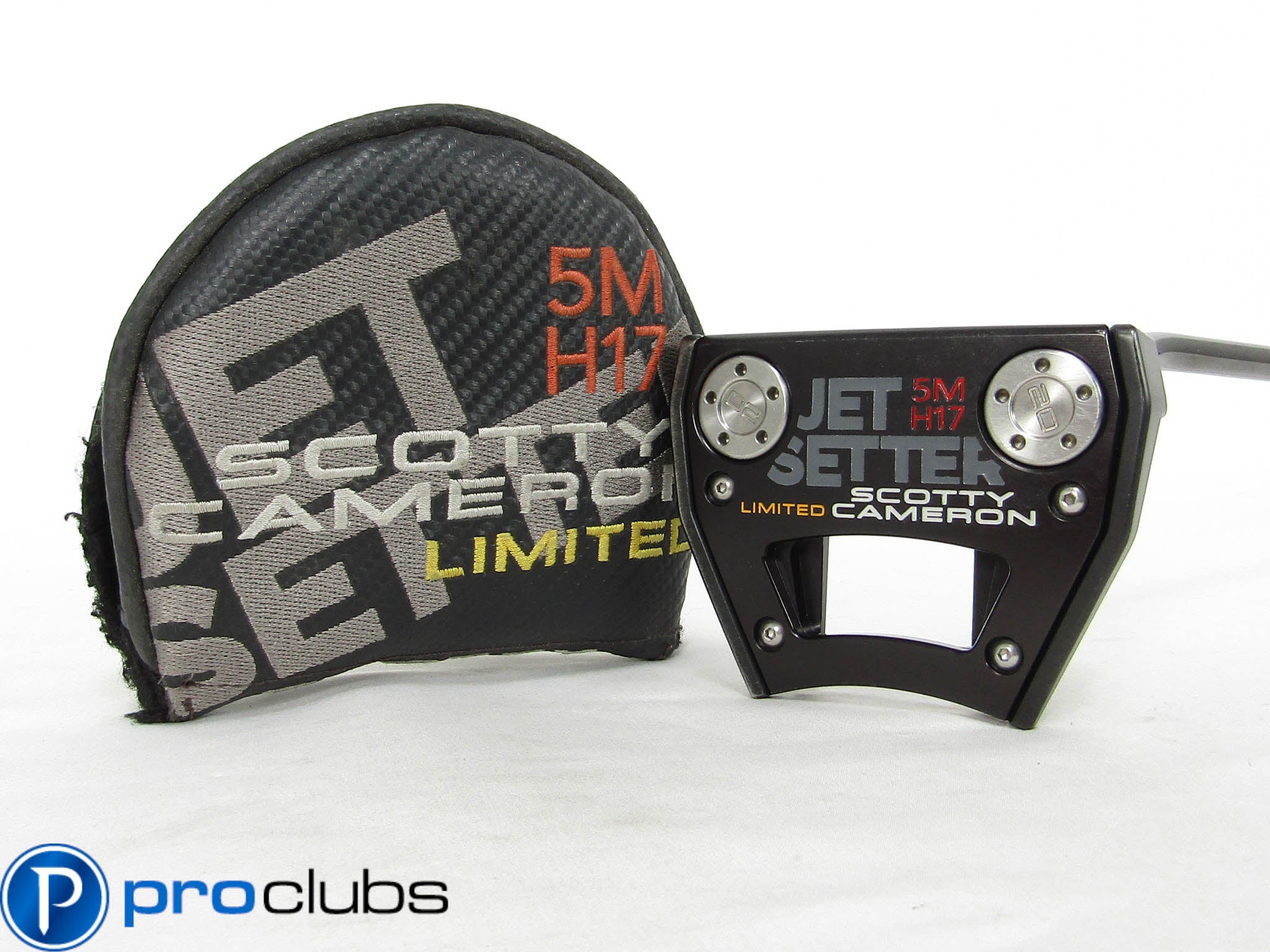 SCOTTY CAMERON LIMITED JSET SETTER 5M X17 PUTTER 34" w/HEADCOVER #460568