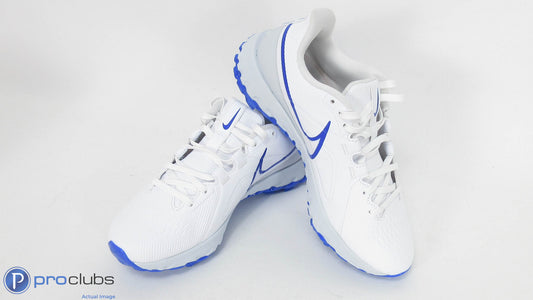 Mint! Nike React Infinity Golf Shoes Size 6.5 White/Blue - 366039