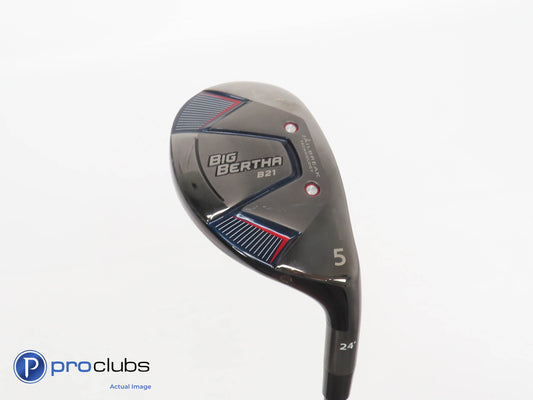 Nice! Ladies Callaway Big Bertha B21 24* 5 Hybrid - Tour AD Ladies w/HC 285721