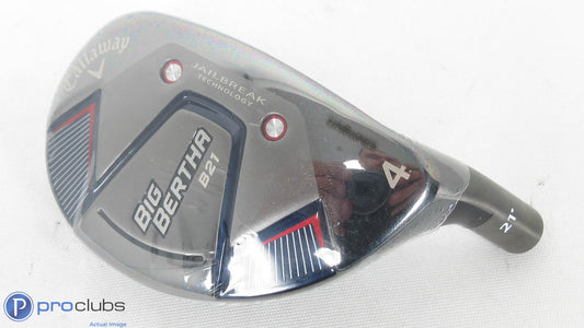 NEW! Callaway Big Bertha B21 21* - 4 Hybrid - Head Only - R/H 369485