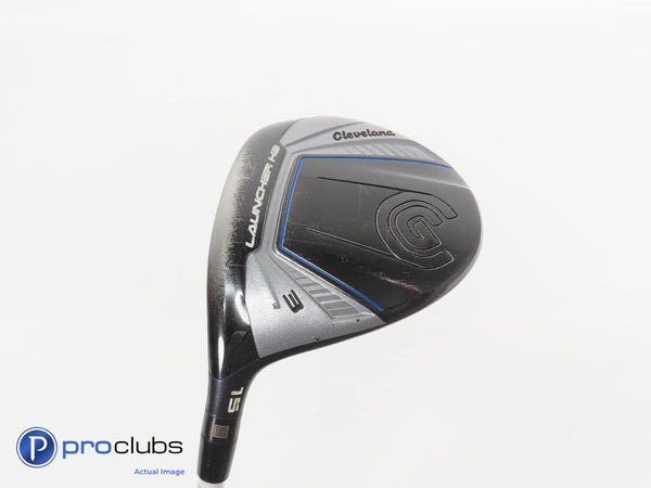 Left Handed Cleveland Launcher HB 15* 3 Wood - Miyazaki 5R Regular Fle