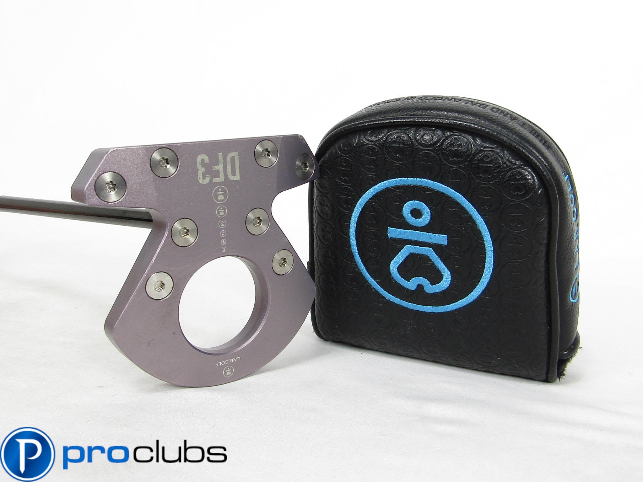 Left Handed LAB GOLF DF3 (74* LIE) PUTTER 34.5" BLACK STEEL SHAFT w/HEADCOVER