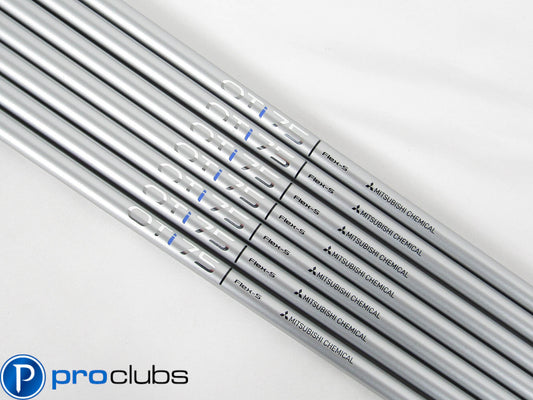 7pc NEW MITSUBISHI CHEMICAL OTi 75 STIFF FLEX GRAPHITE IRON SHAFTS .370 TIP