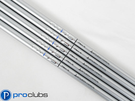 5pc NEW MITSUBISHI CHEMICAL OTi 75 STIFF FLEX GRAPHITE IRON SHAFTS .370 TIP