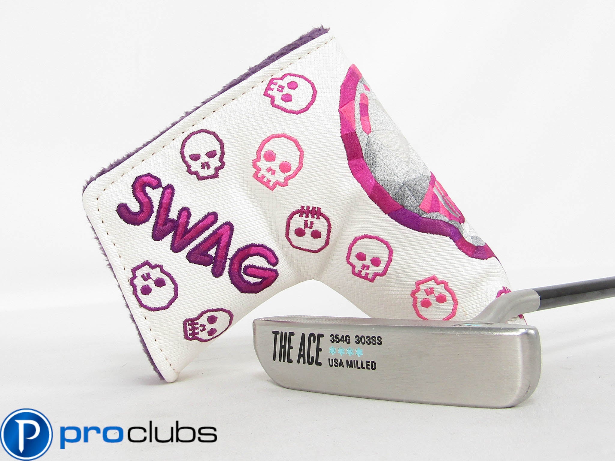 SWAG GOLF THE ACE 354G 303SS MILLED PUTTER 35" w/ HEADCOVER #44032