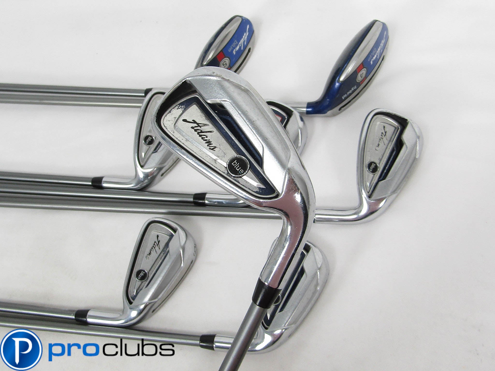 ADAMS BLUE IRONS 4H, 5H, 5-PW GRAPHITE REGULAR FLEX #458427