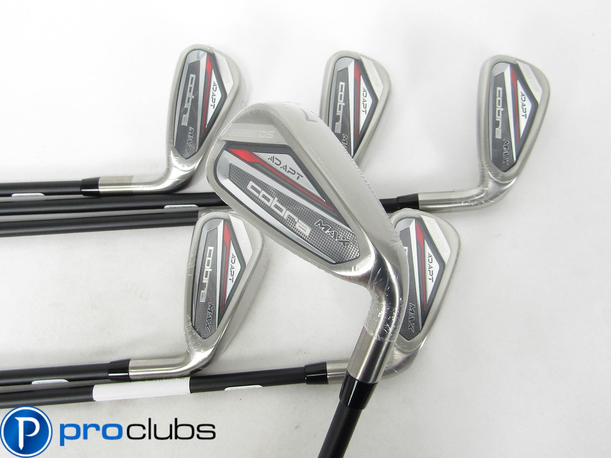 NEW COBRA DS ADAPT MAX IRONS 5-PW GRAPHITE KBS PGI 75 REGULAR FLEX #457628