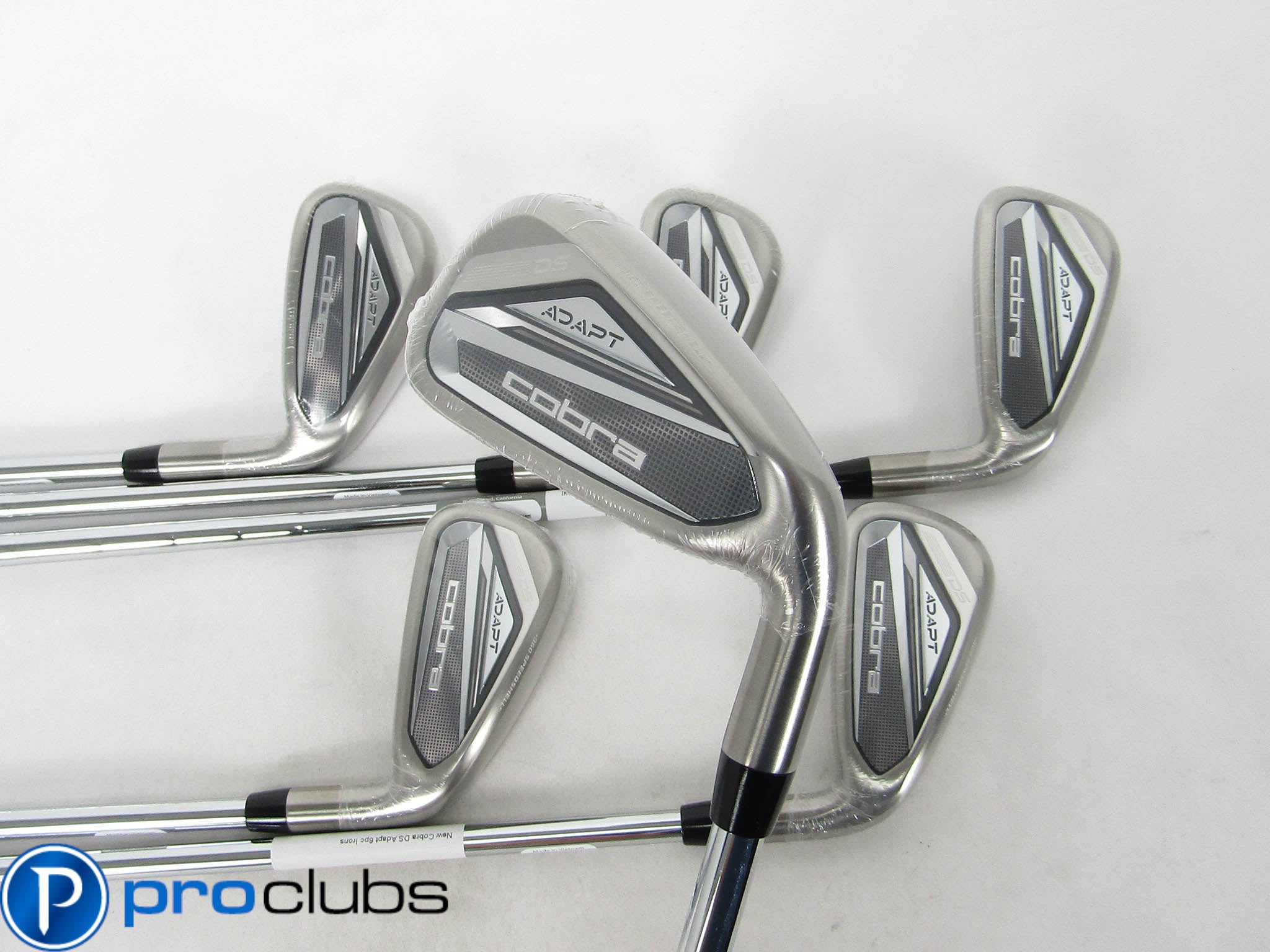 NEW COBRA DS ADAPT IRONS 5-PW STEEL KBS TOUR LITE STIFF FLEX #457624