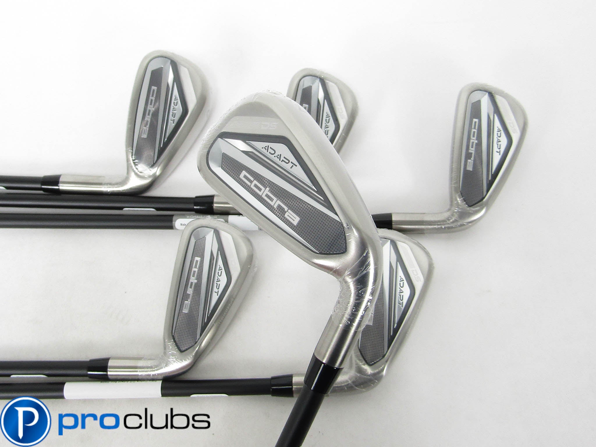 NEW COBRA DS ADAPT IRONS 5-PW GRAPHITE KBS PGI 75 REGULAR FLEX #457629