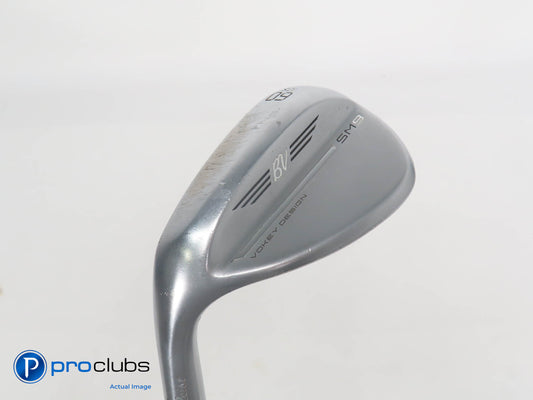 Left Handed Titleist Vokey SM9 Chrome 60*(10*) WEDGE S-Grind - Wedge Flex 382615