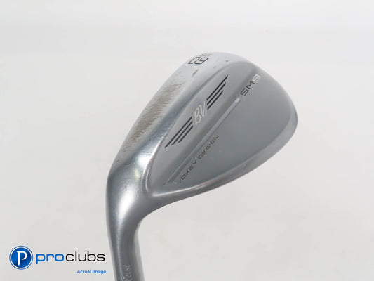 Left Handed Titleist Vokey SM9 Chrome 60*(10*) WEDGE S-Grind - Wedge Flex 382616