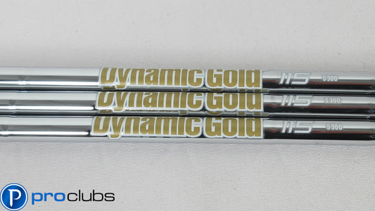 NEW 3pc TRUE TEMPER DYNAMIC GOLD 115 S300 STIFF FLEX WEDGE SHAFTS .355 (382379)