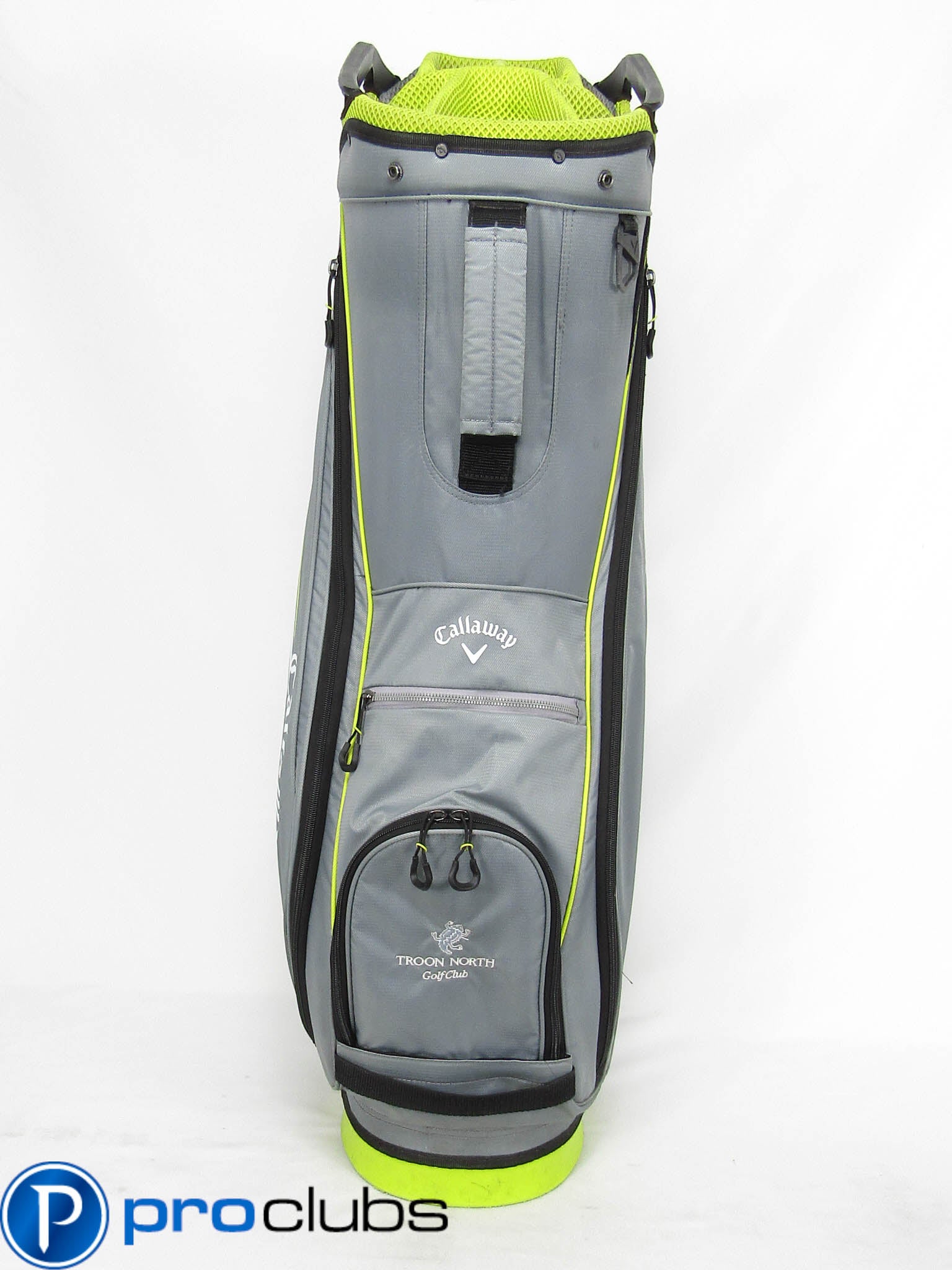 CALLAWAY GOLF CHEV 14 (GRAY / YELLOW) CART BAG #468153