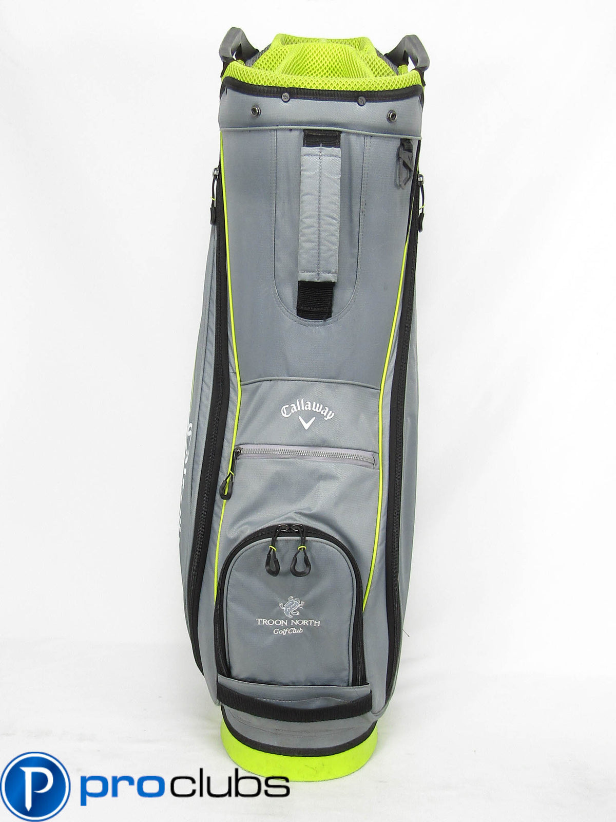CALLAWAY GOLF CHEV 14 (GRAY / YELLOW) CART BAG #468153