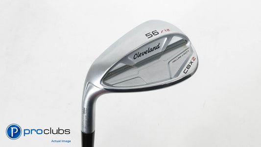 Nice! LEFT HANDED CLEVELAND CBX-2 SATIN (12*) 56* WEDGE #327252