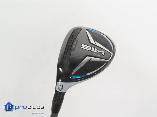 Left Handed TaylorMade SIM MAX 22* 4 Hybrid -GD Tour AD UT65 Regular Flex 334215