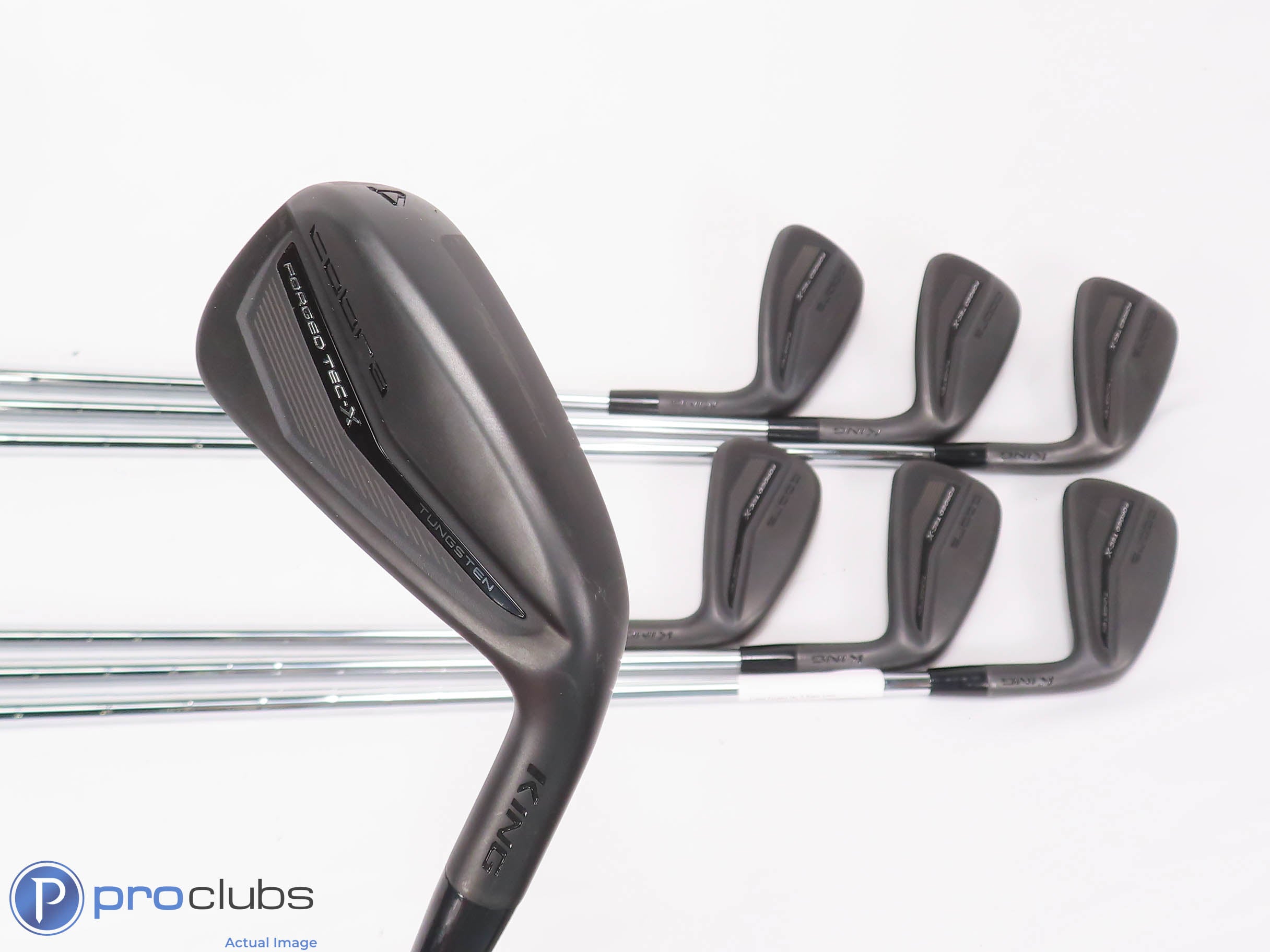 Nice Cobra KING Forged Tec-X Black 4-PW IRON SET - KBS Regular Flex Steel 460195