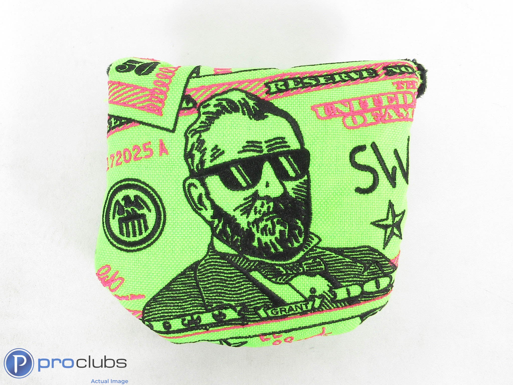 Rare! SWAG Almighty Dollar 5.0 Mallet Putter Headcover - 460461
