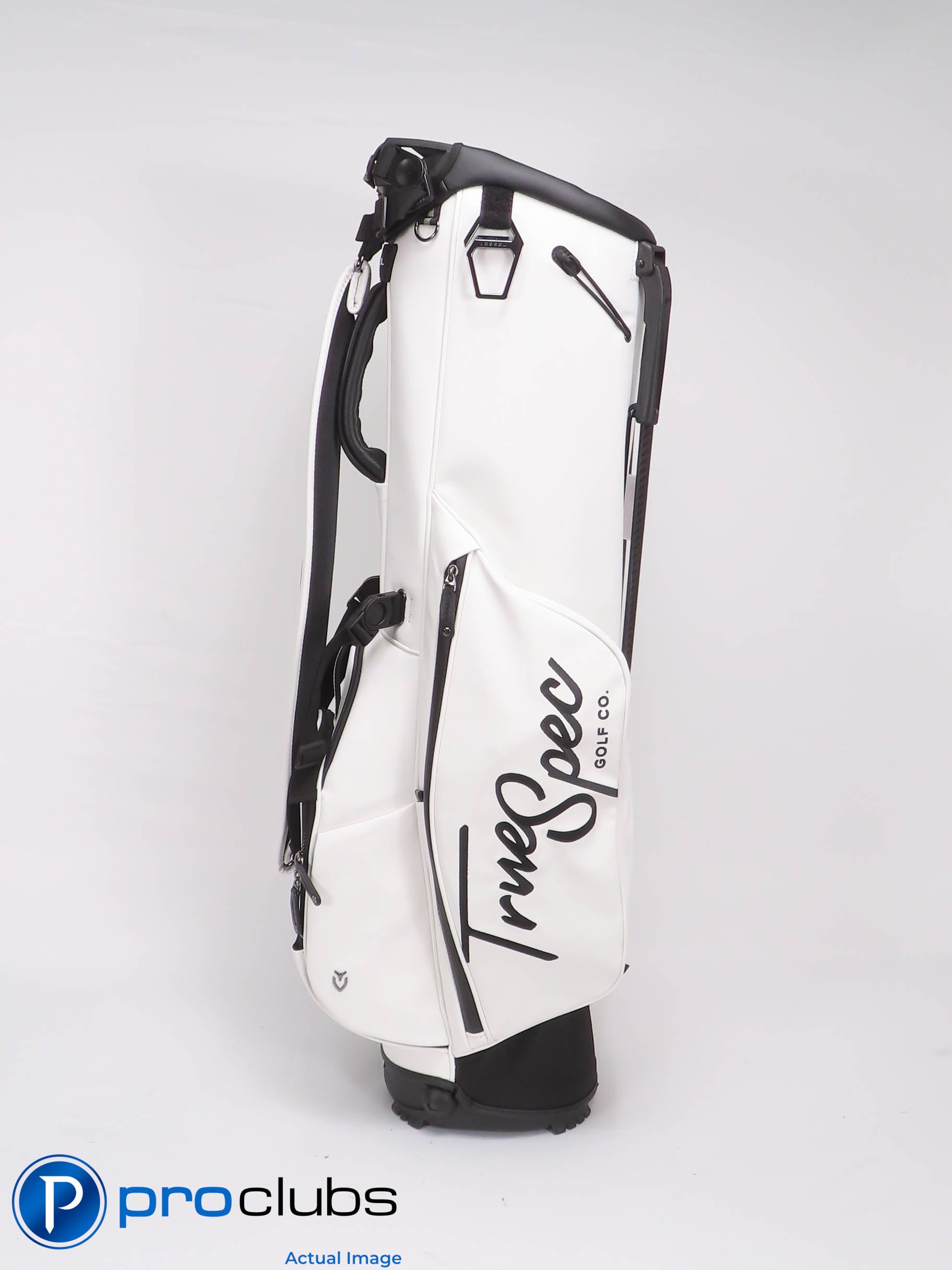 NEW! TSG Vessel 4-Way Carry / Stand Golf Bag w/ Rainhood - White #460862