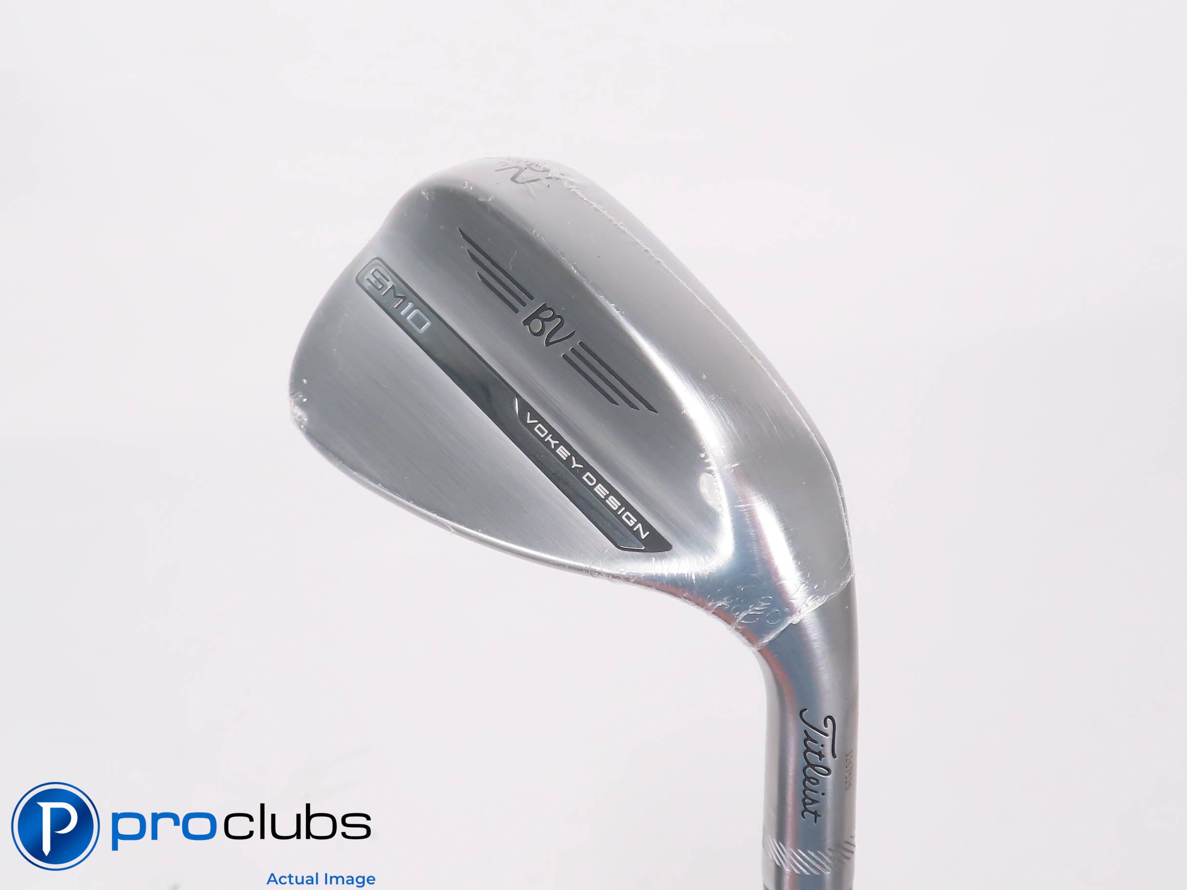 New! Titleist Vokey SM10 Chrome F-Grind 52*(12*) Wedge - DG S200 Stiff - 460925