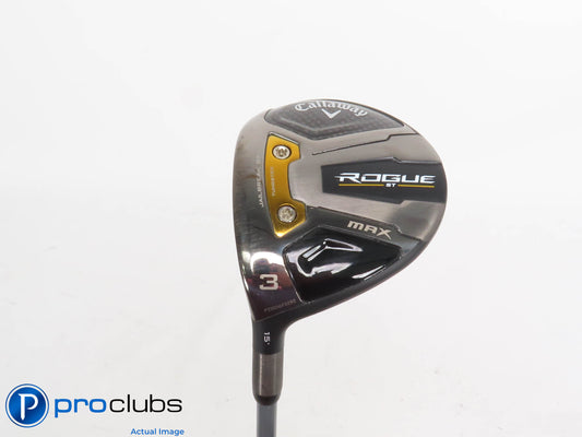 Nice! Left Hand Callaway Rogue ST MAX 15* 3 Wood - Fuji Pro 2.0 6-S Stiff 418732