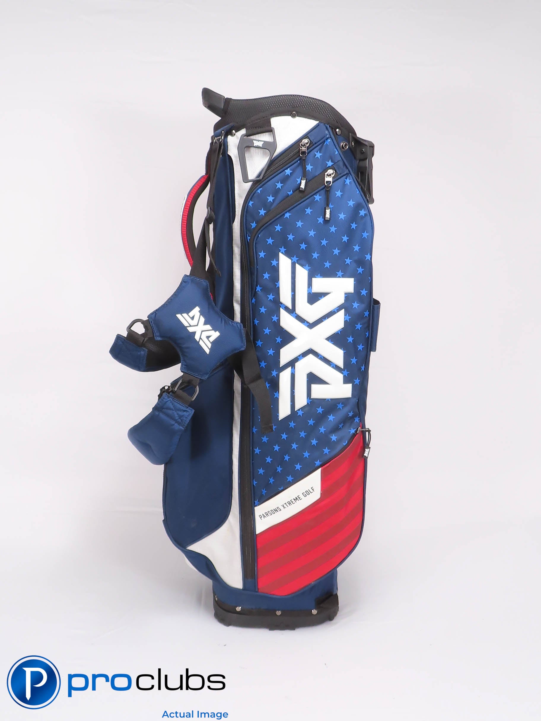 Nice! PXG USA Carry / Stand Golf Bag w/ Rainhood w/ Double Strap #461083