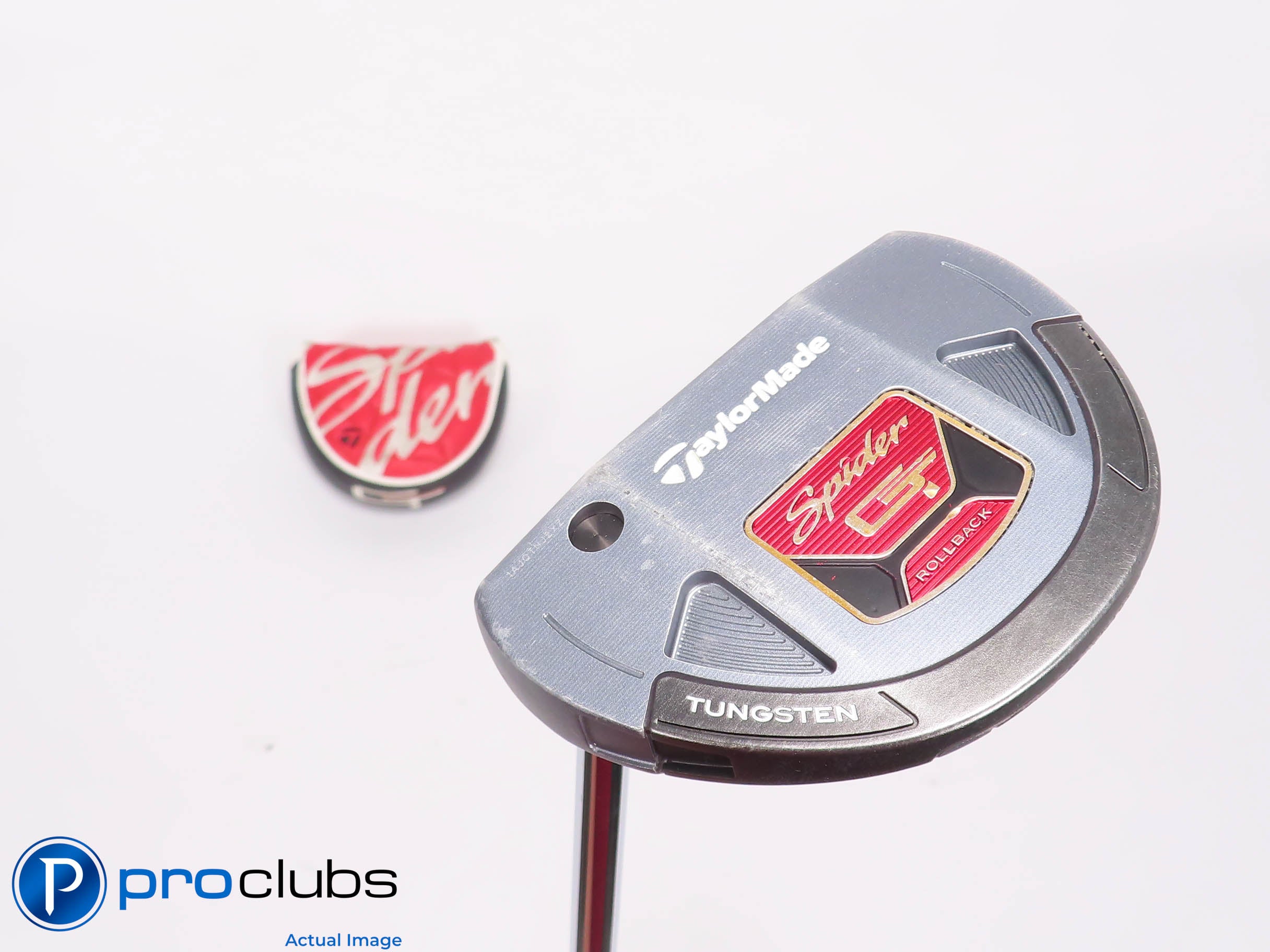 Left Handed TaylorMade Spider GT Rollback 34.5" Putter w/ Cover #460831