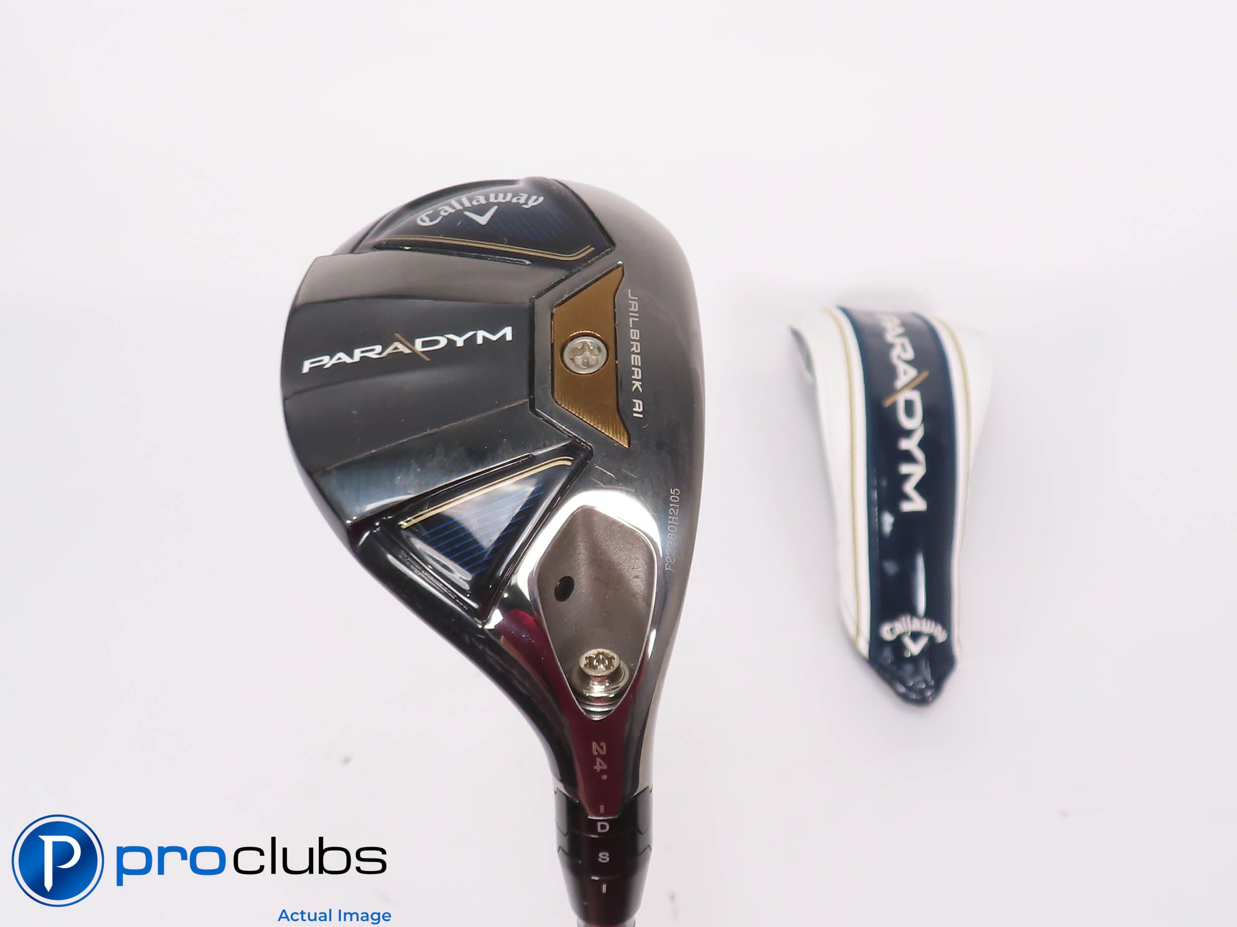 Nice! Callaway PARADYM 24* 5 Hybrid w/ HC - Aldila Ascent Blue 50g Senior 460683