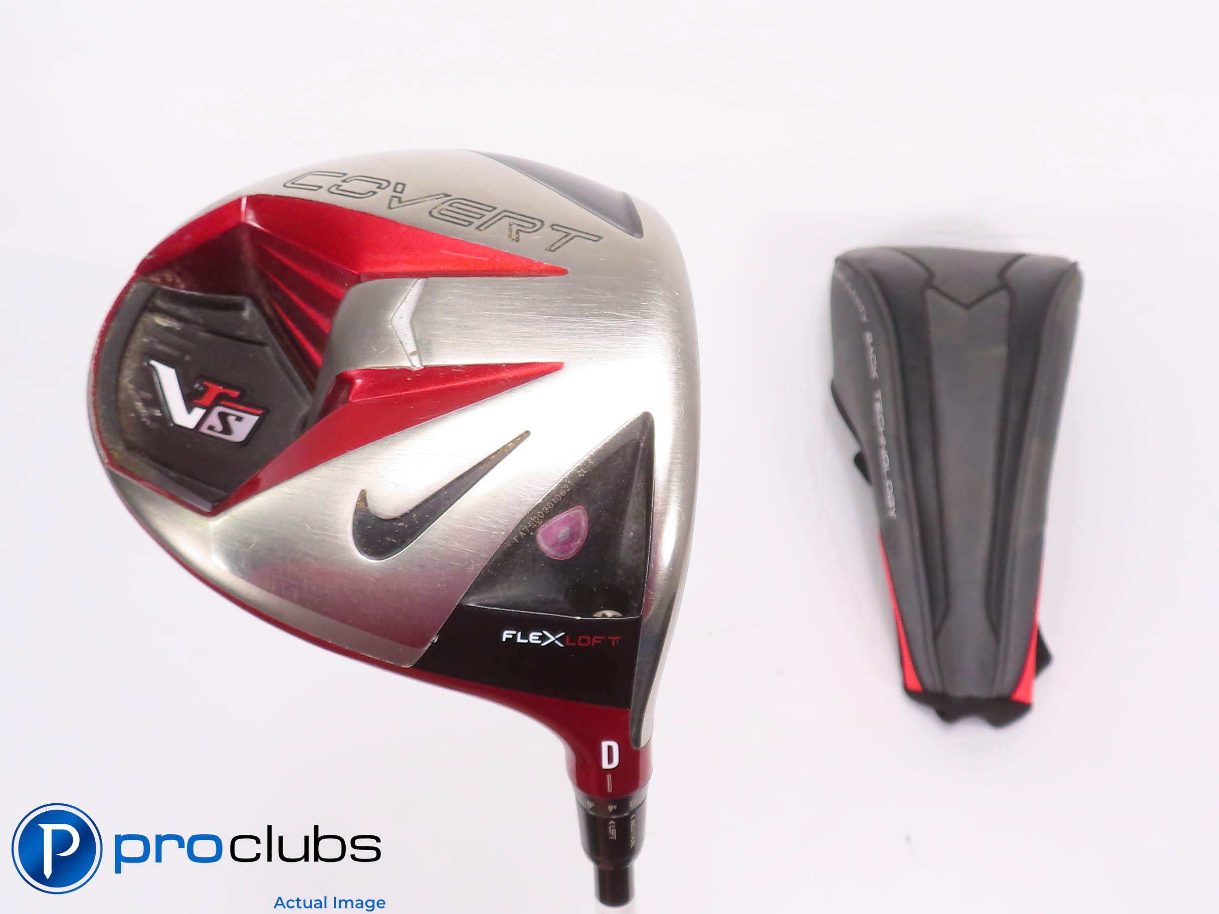 NIKE VRS Covert Red 8.5*-12.5* Driver w/HC - Mitsubishi Kuro Kage Stiff - 460857
