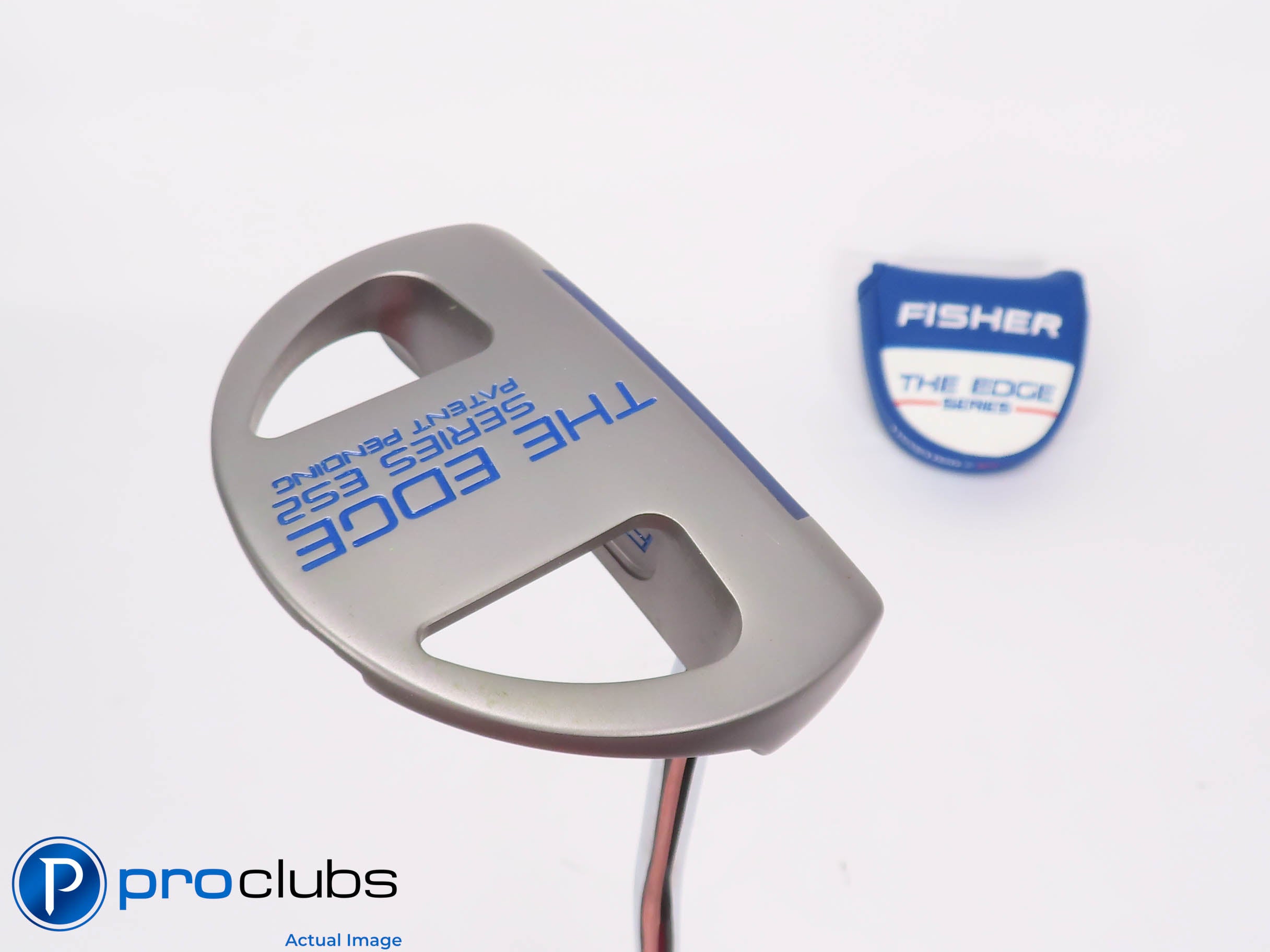 Nice! FISHER Golf The Edge Series ES2 34" Putter w/Cover #461066