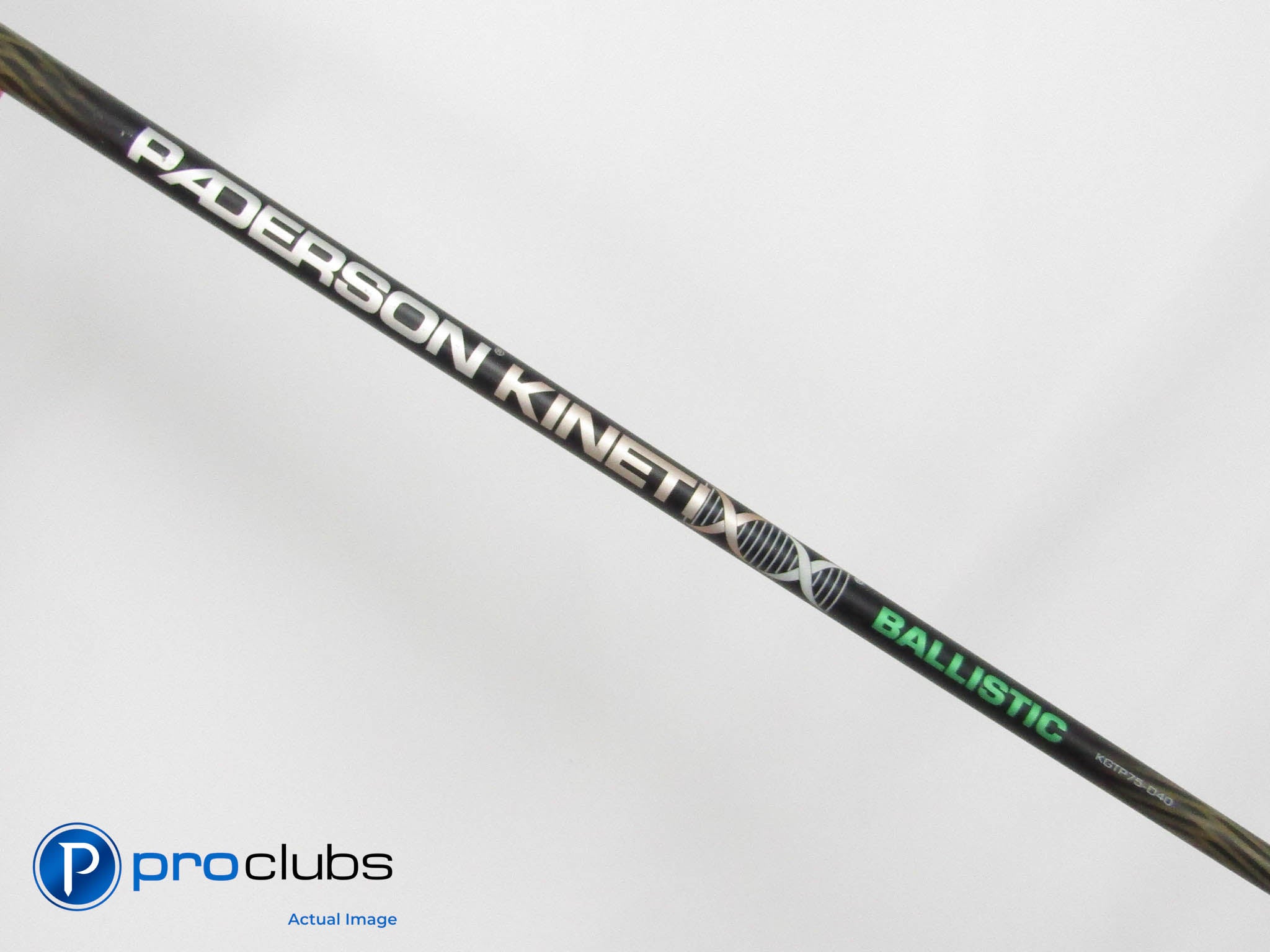 PADERSON KINETIXX BALLISTIC KGTP75-D40 TX Driver Shaft-Titleist Tip #441148
