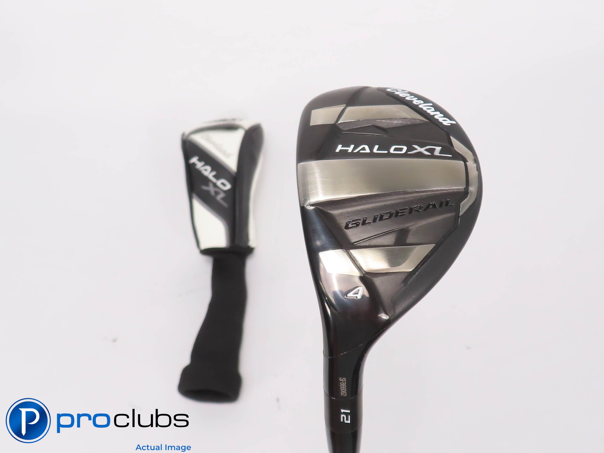 Left Handed Cleveland '24 HALO XL GlideRail 21* 4 Hybrid w/HC - Stiff - 461196