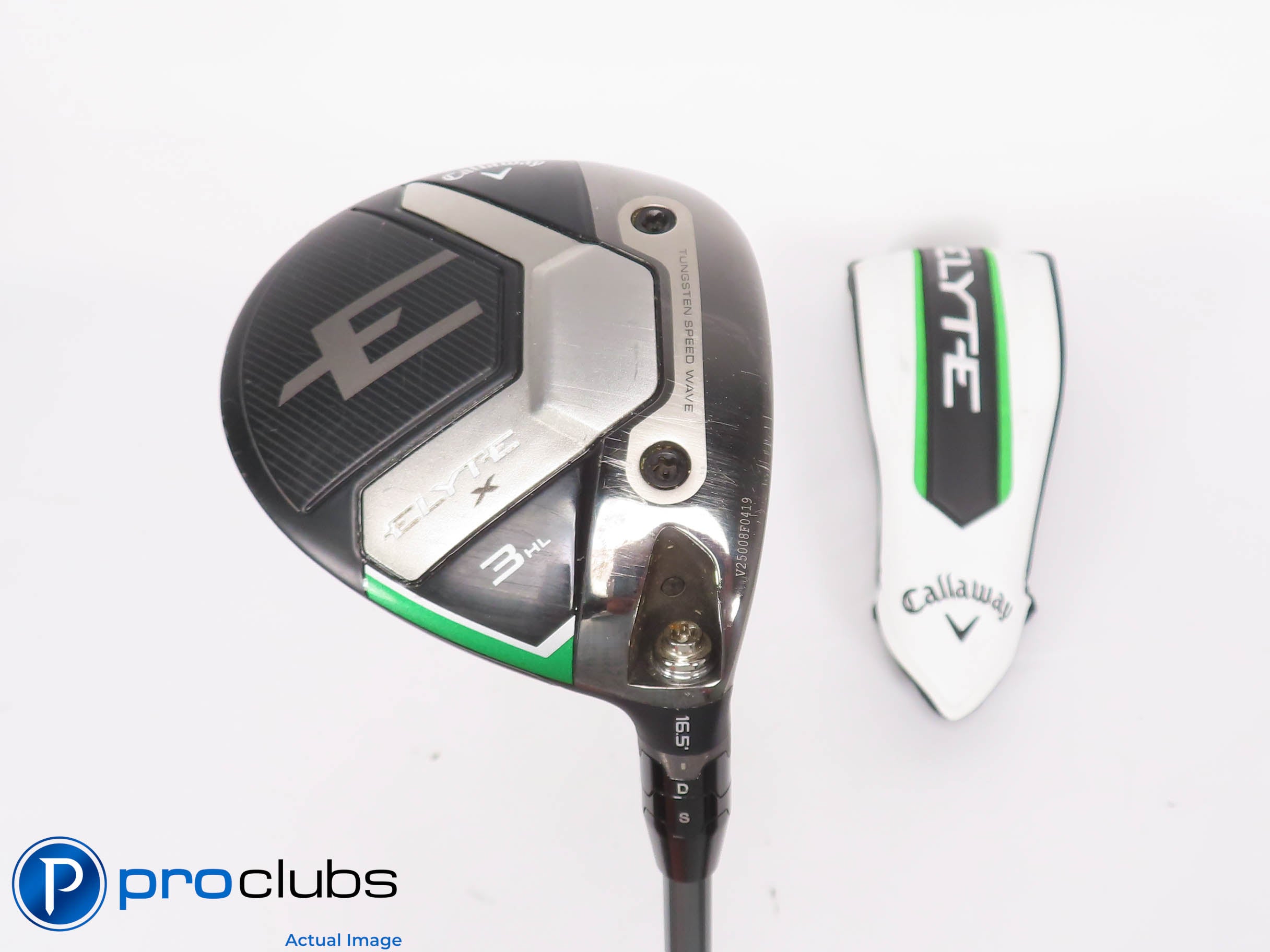 Callaway ELYTE X 16.5* HL 3 Wood w/HC - Denali Blue 60g 5.5 Regular Flex #460947