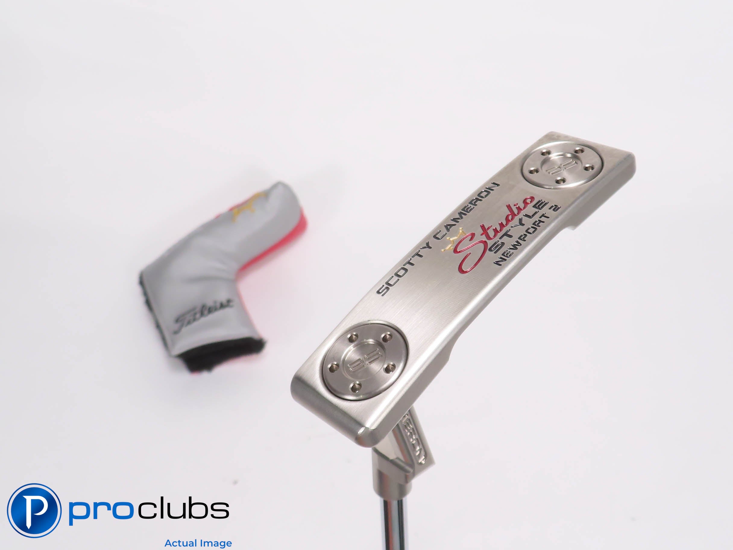 New! Left Handed Scotty Cameron Studio Style Newport 2 35" Putter w/HC - 461256