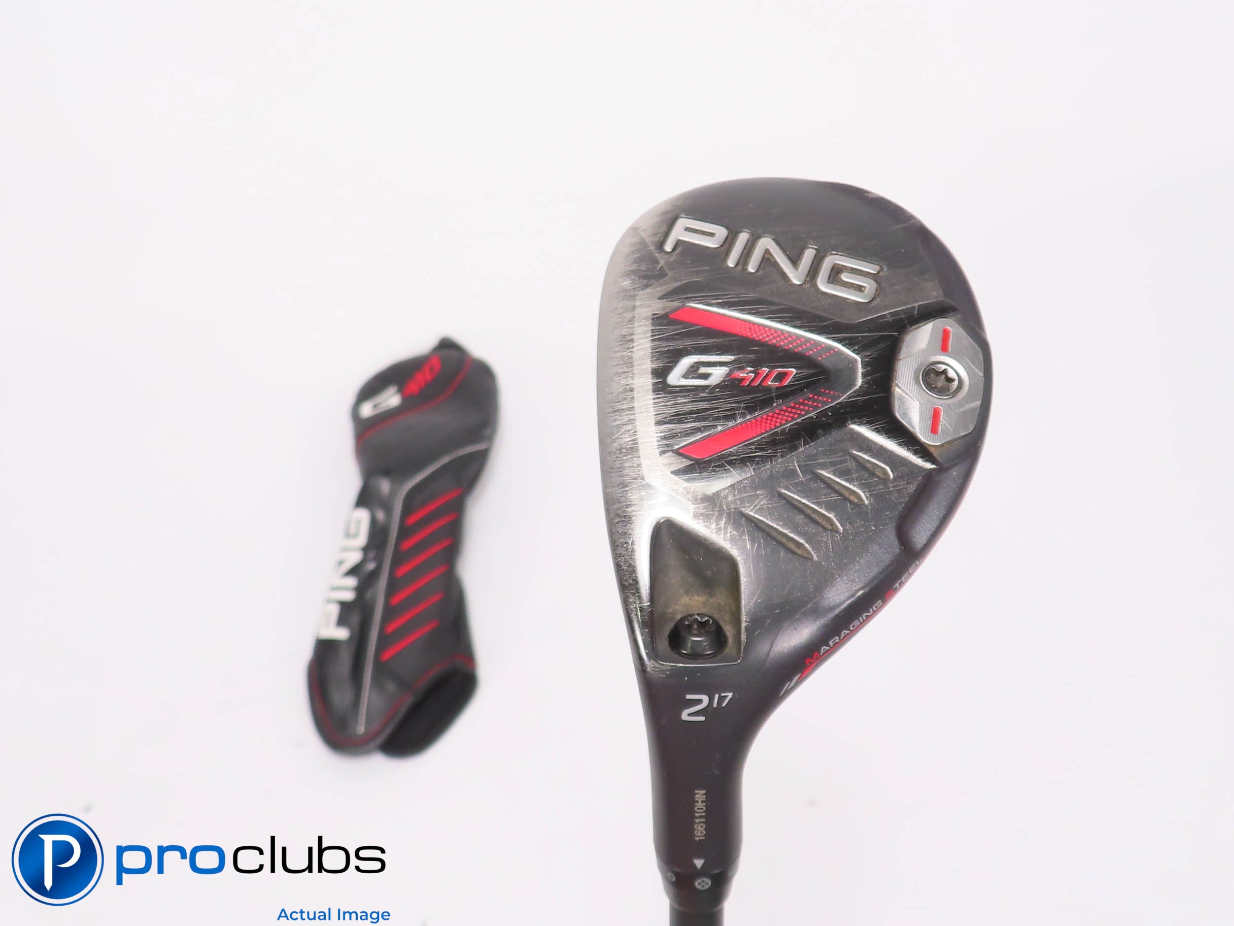 Left Handed PING G410 17* 2 Hybrid w/HC - Motore X 8-X Extra Stiff Flex #461158